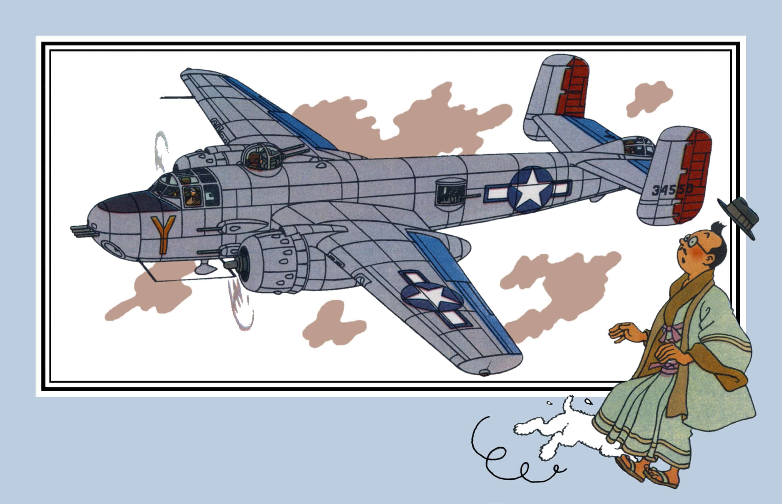 48. NORTH AMERICAN B-25H "MITCHELL FLYING PILLBOX" - 1943 - USA